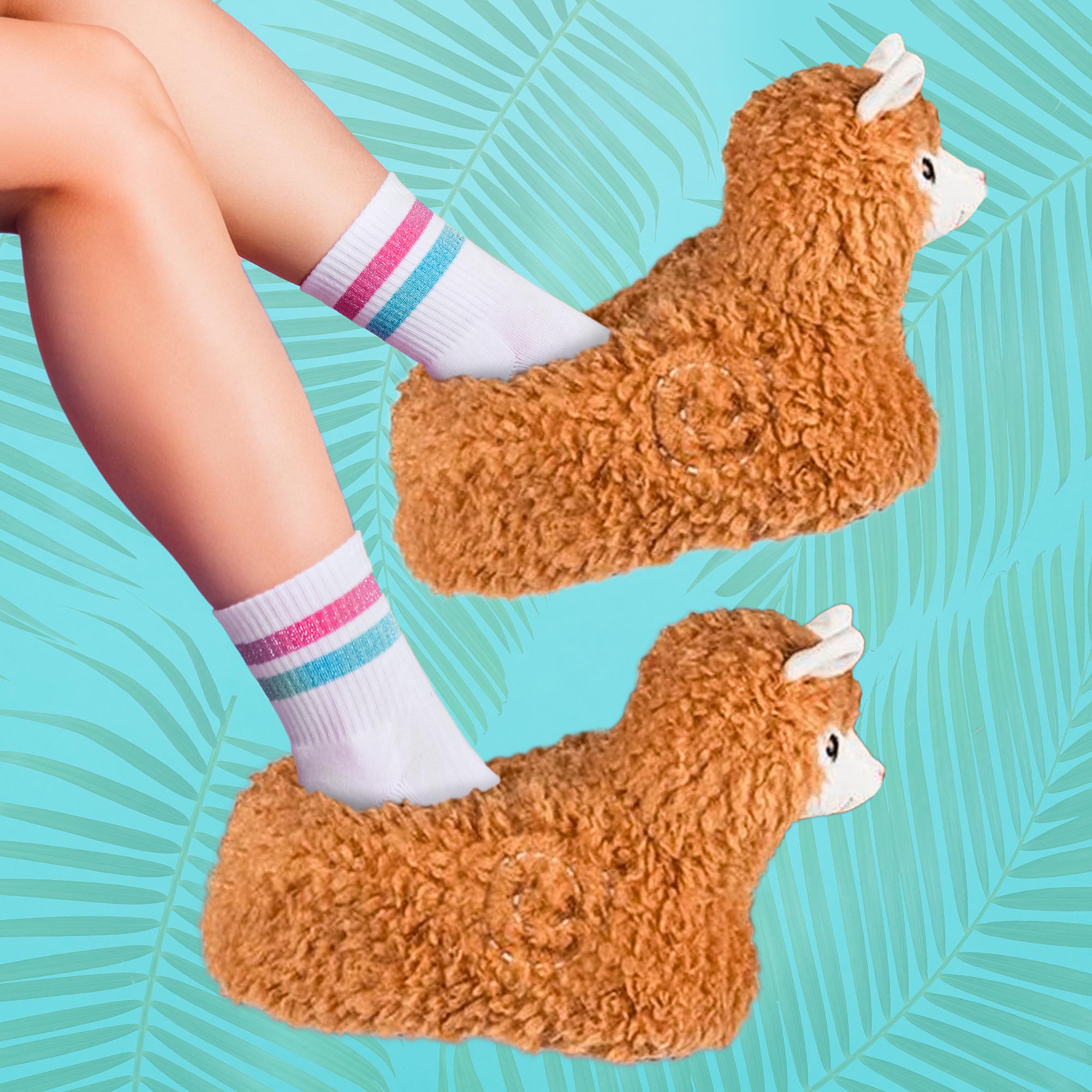 Alpaca Hausschuhe
