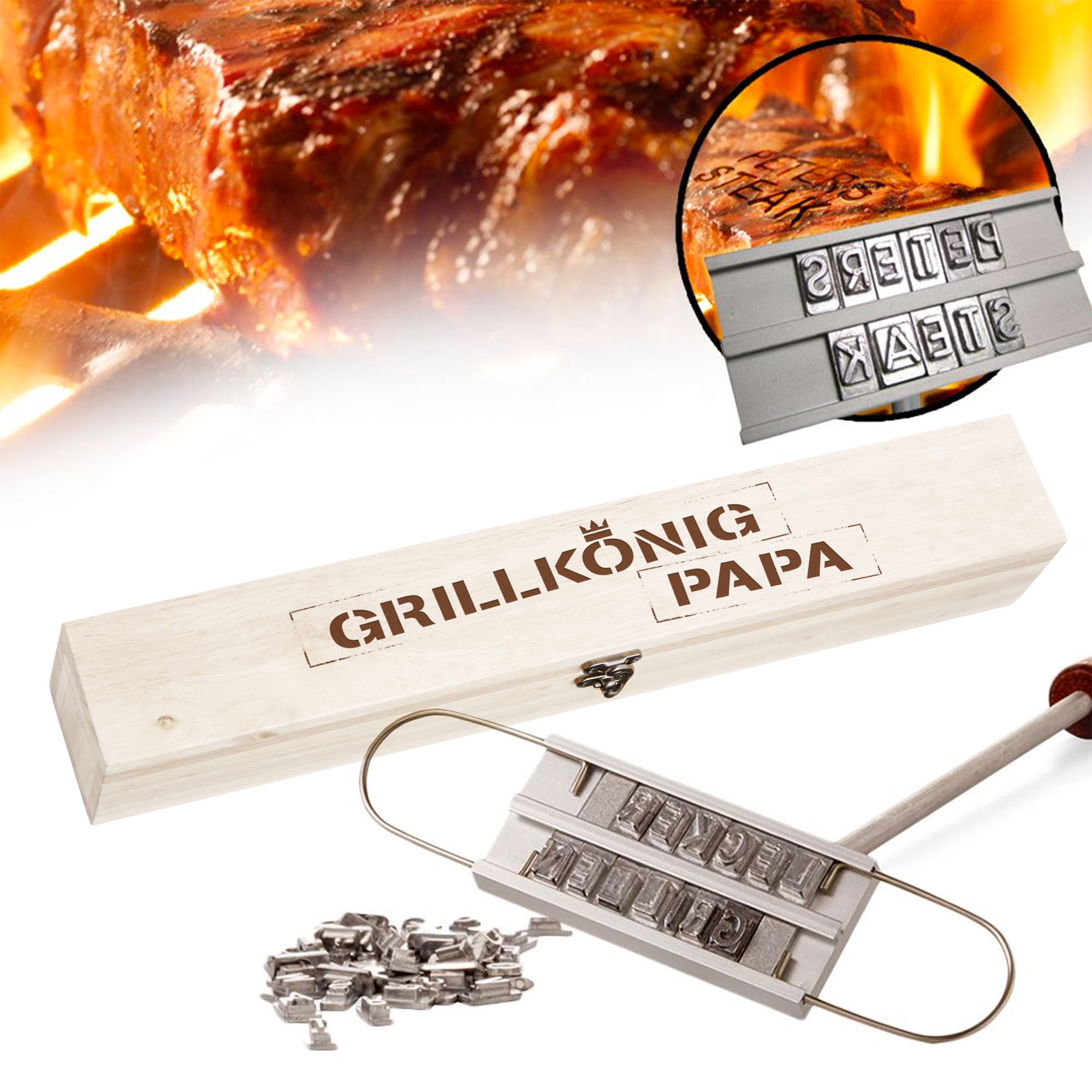 Grillbrandeisen - Grillkönig Papa Grillbrandeisen - Grillkönig Papa