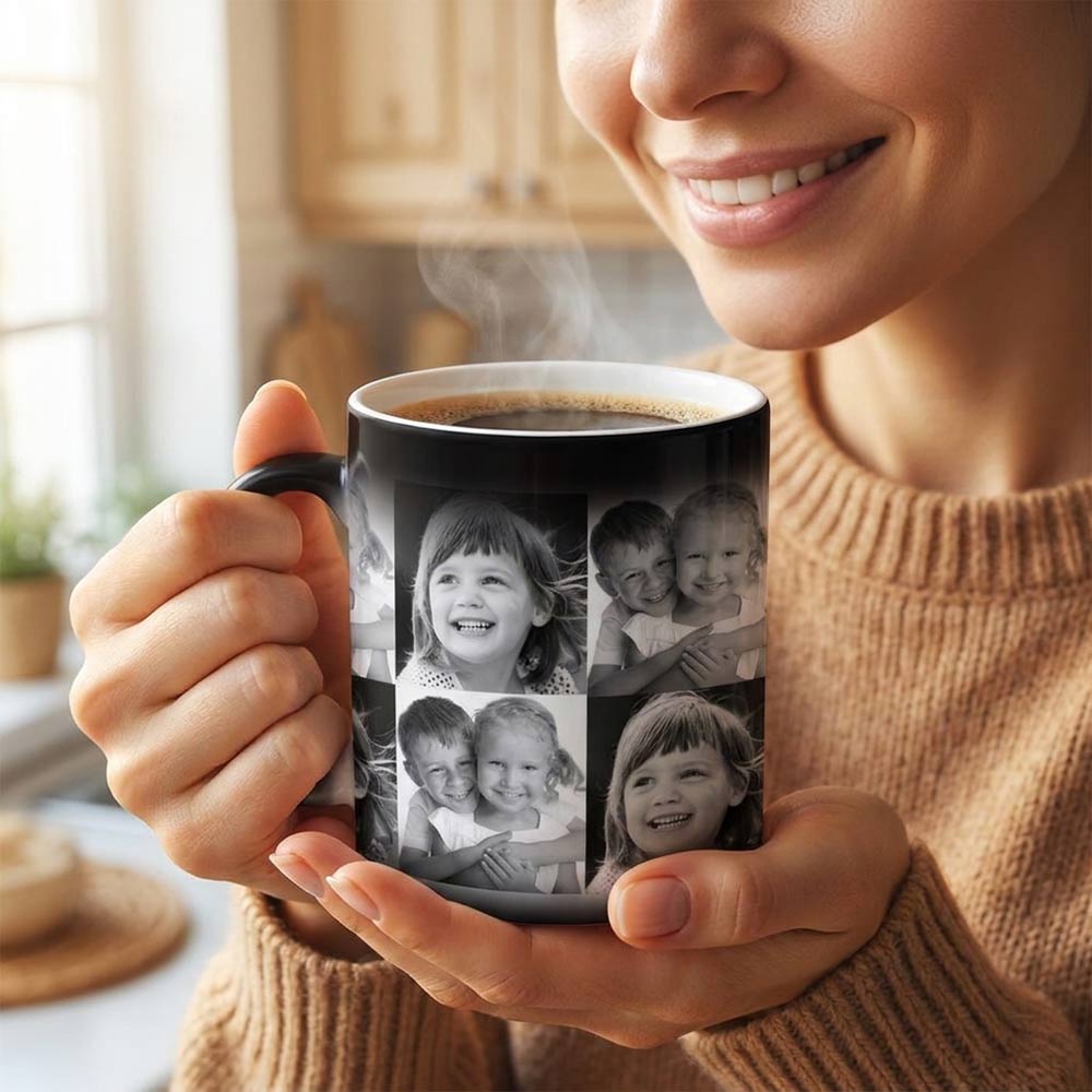 Fototasse Collage - personalisierte Zaubertasse Fototasse Collage - personalisierte Zaubertasse