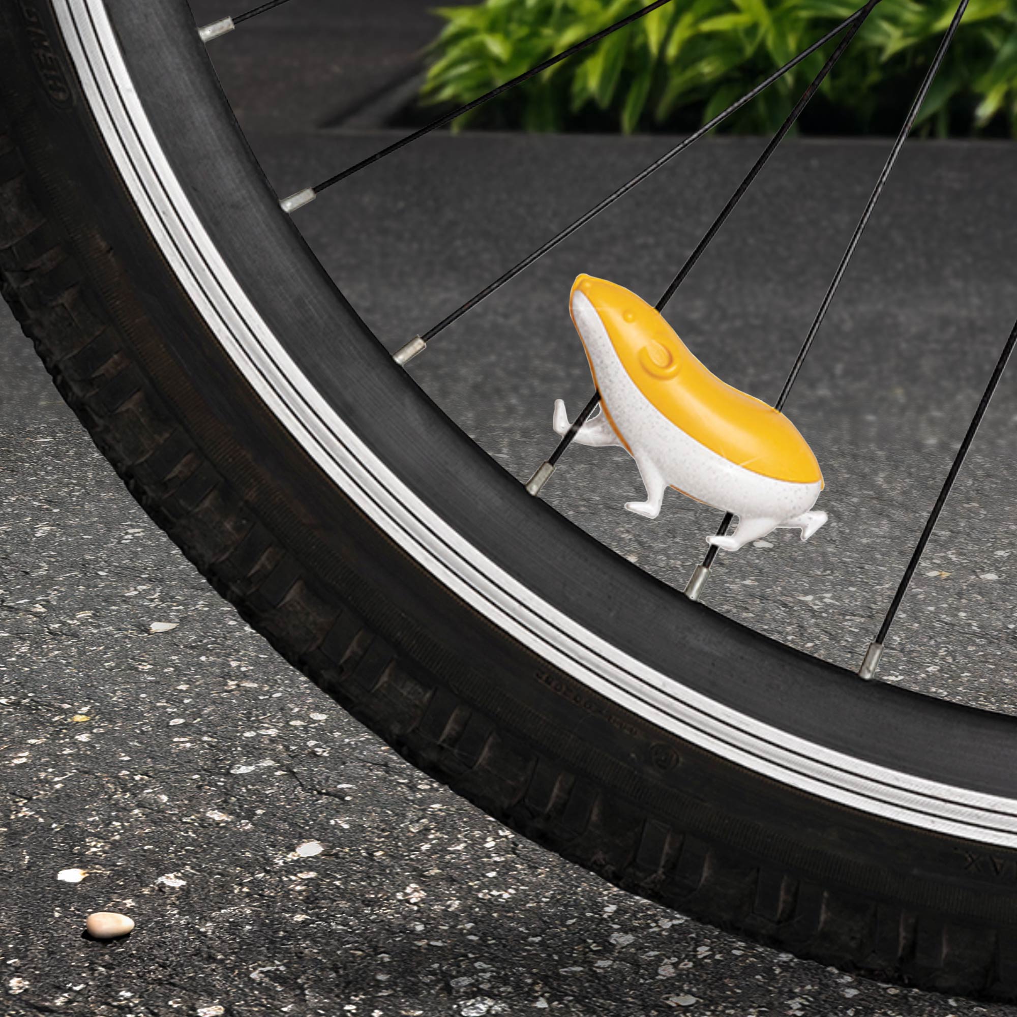Hamster mit Glitzerbauch - Fahrrad Zubehör