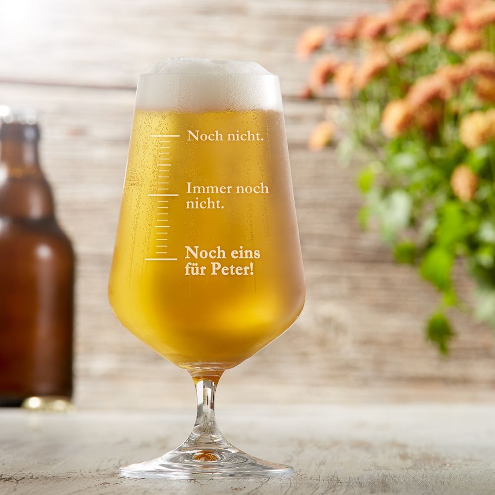 Bierglas mit Gravur - Noch ein Bier