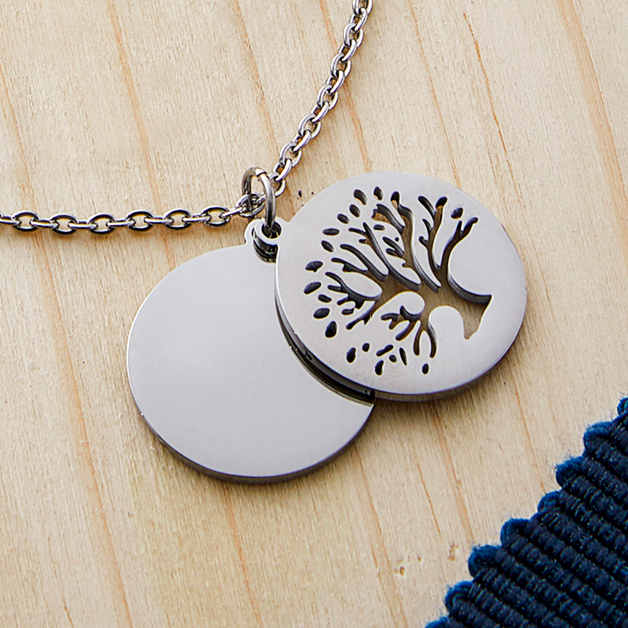 Kette - Baum - Silber