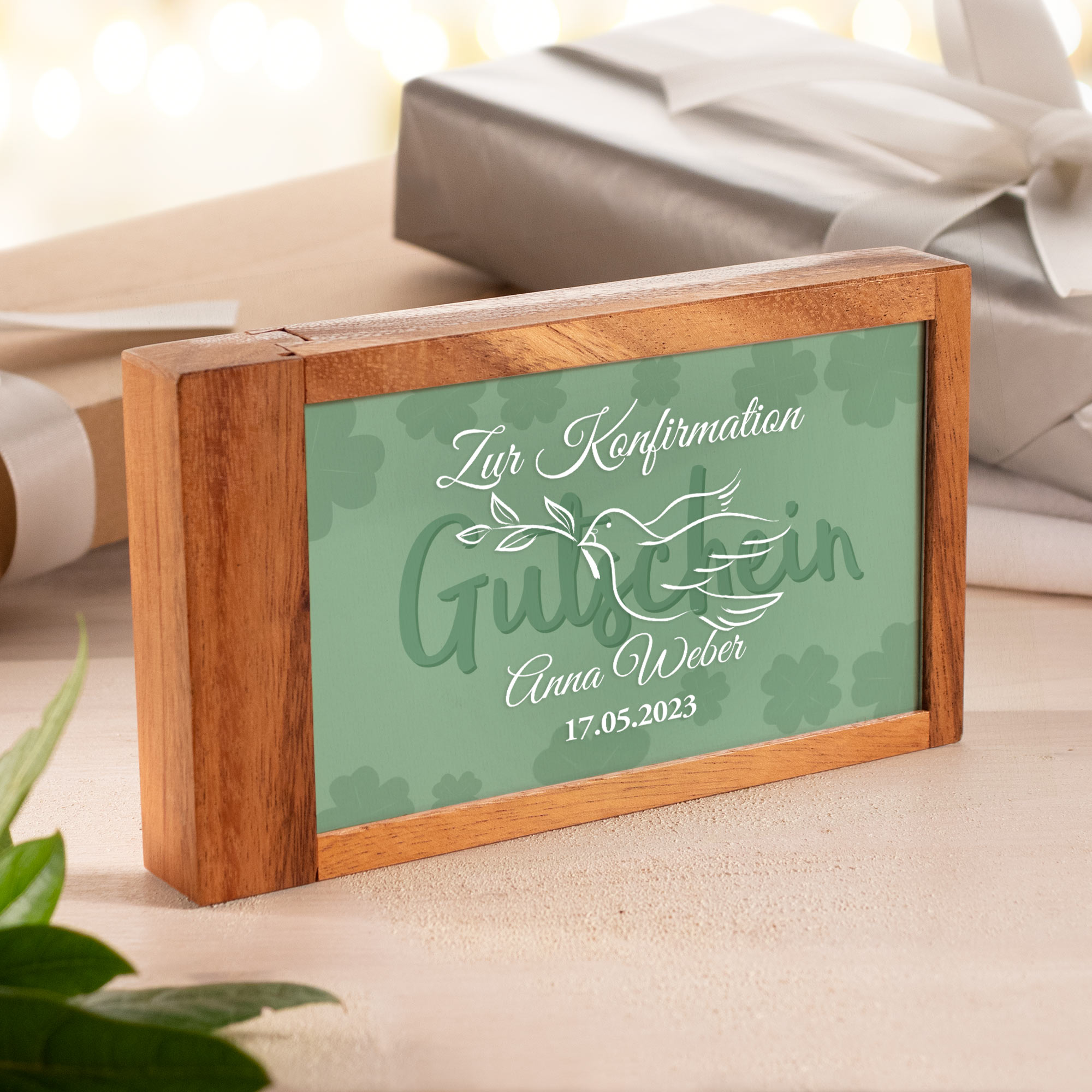 Magische Geldgeschenkbox zur Konfirmation - Personalisiert