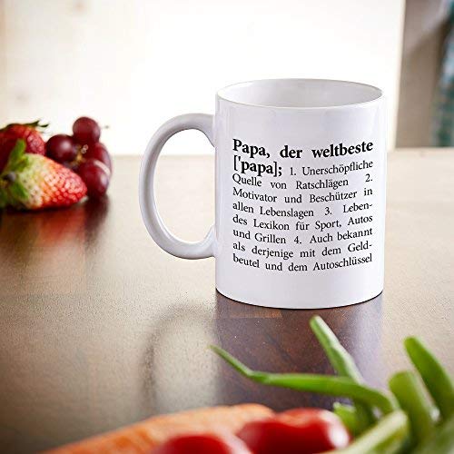 Weiße Tasse - Definition Papa