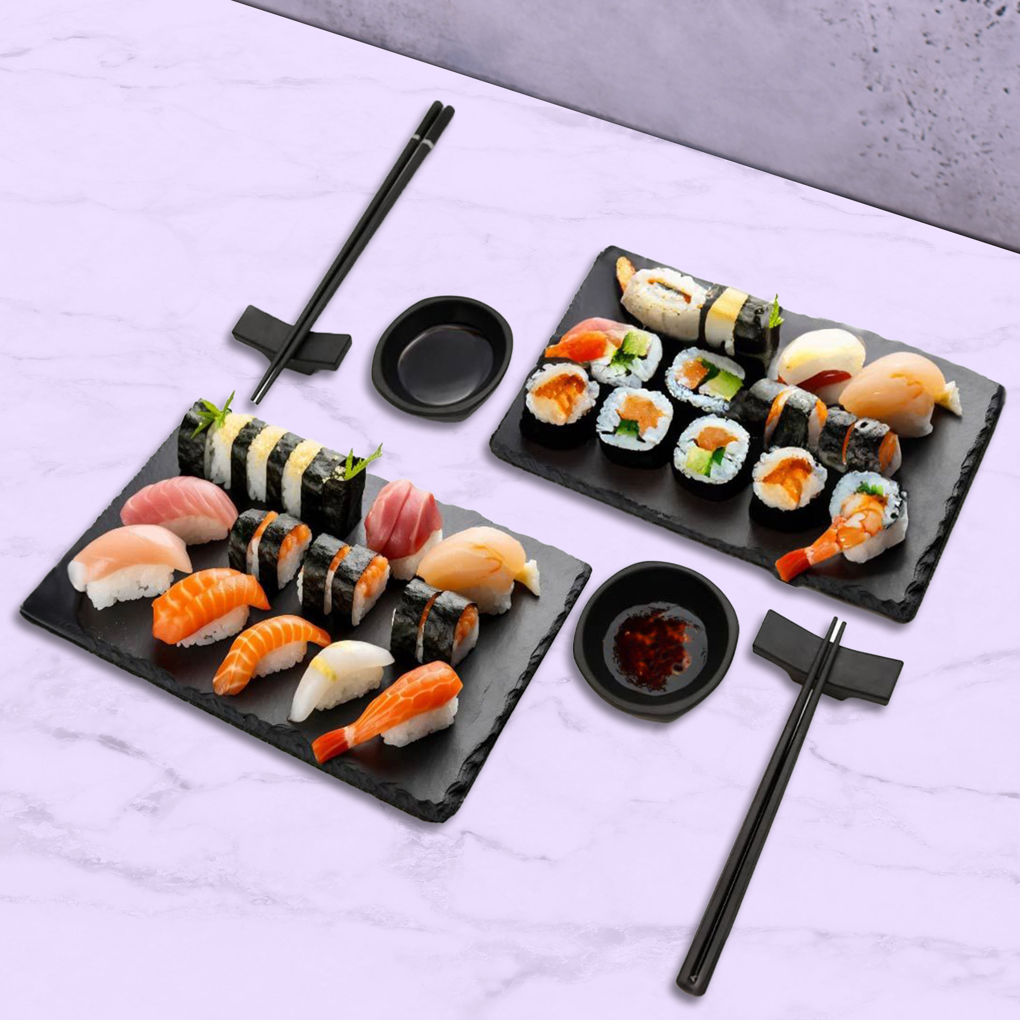 Sushi Set für zwei - 8-teiliges Servier Set
