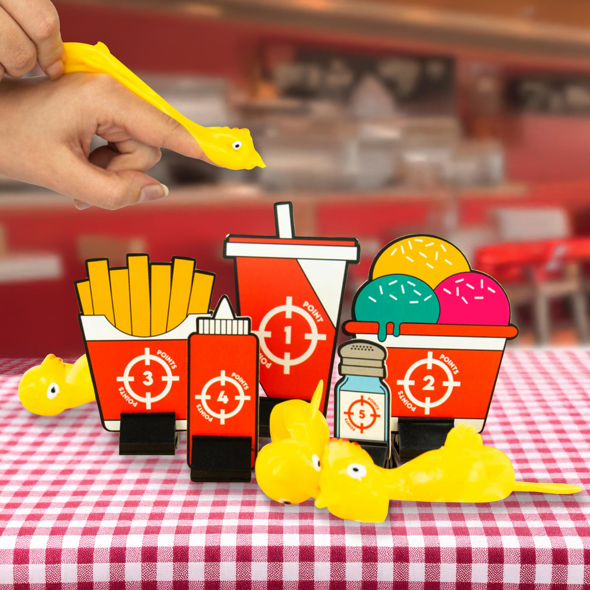 Finger Flicking Chicken Partyspiel - Hühner Schnipsen