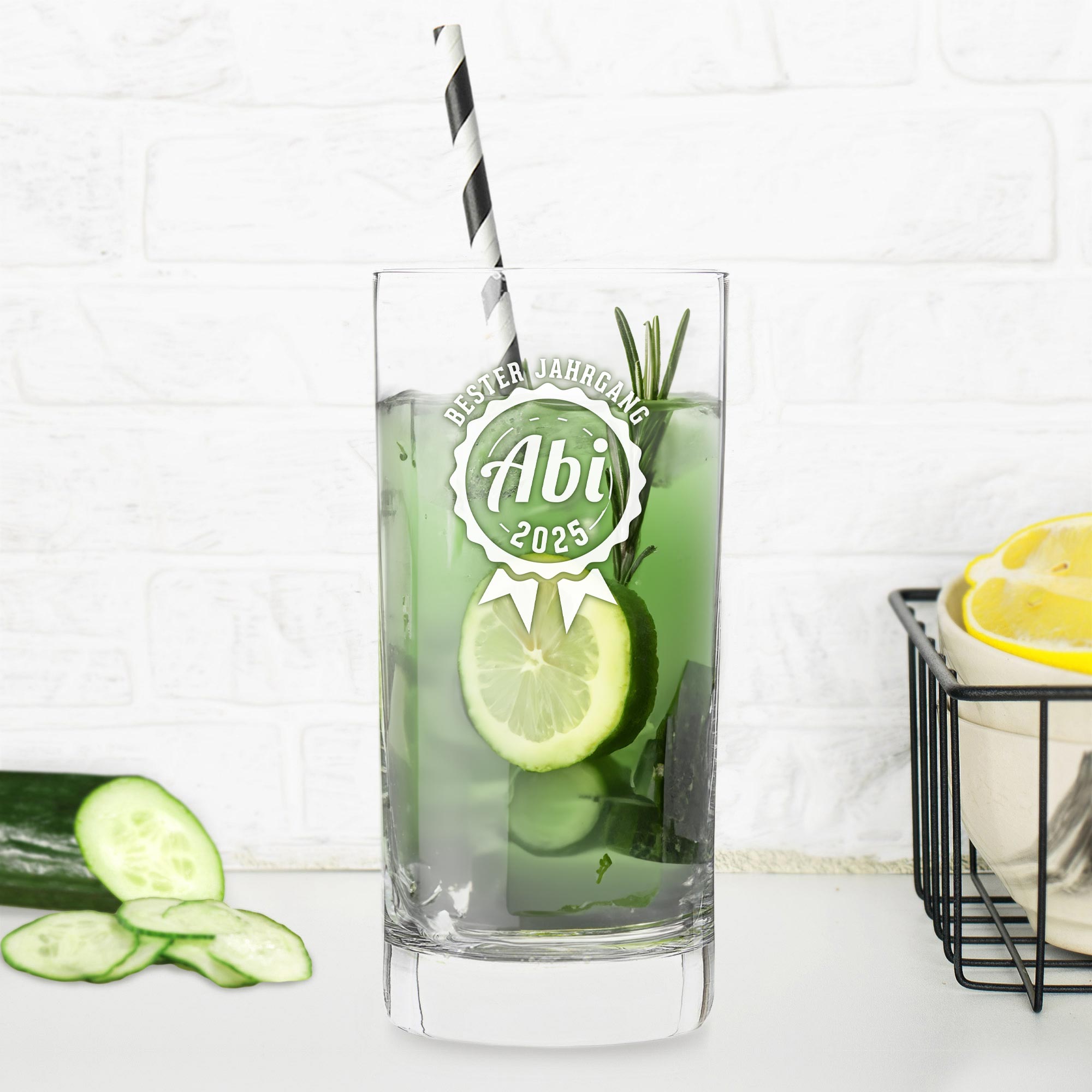Craft Bier Glas mit Gravur - Abitur Jahrgang